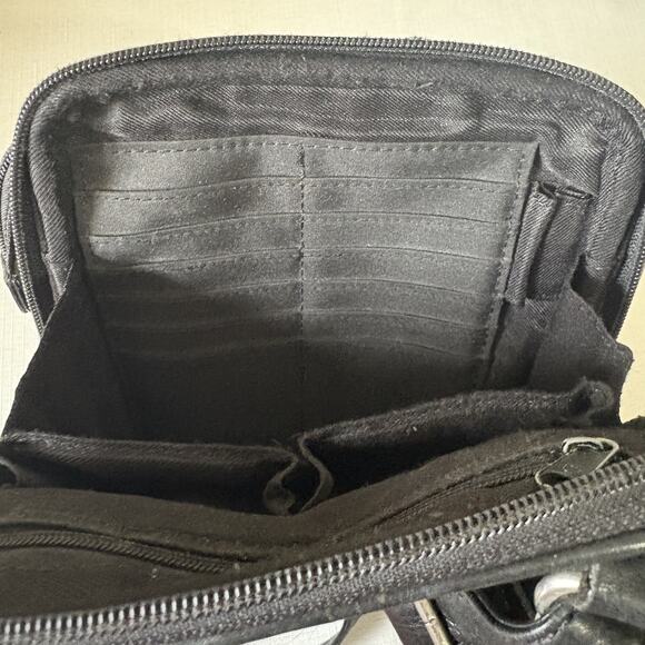 Fossil Black Leather Crossbody Bag - Picture 5 of 8